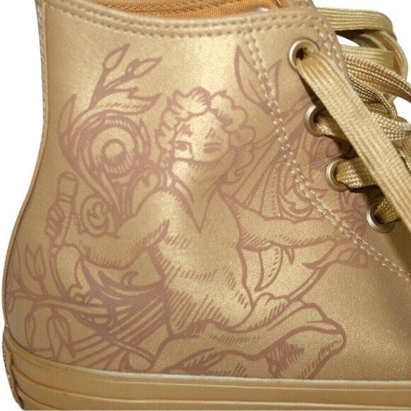 Converse Chuck Taylor Hi Laser Baroque Gold Men's Size 8 Unique Limited Edition - Picture 3 of 11